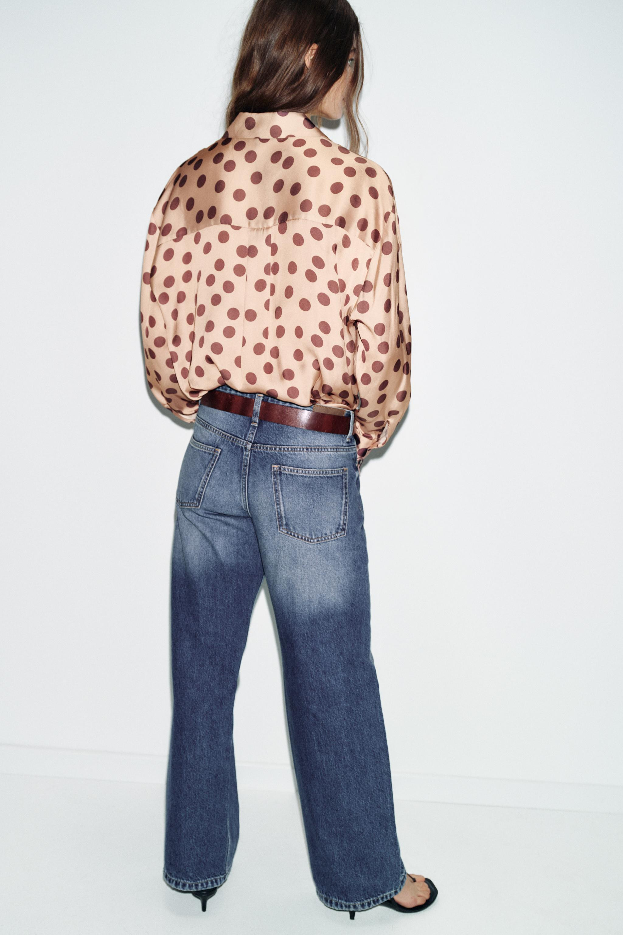 SATIN DOTS SHIRT | Zara UK