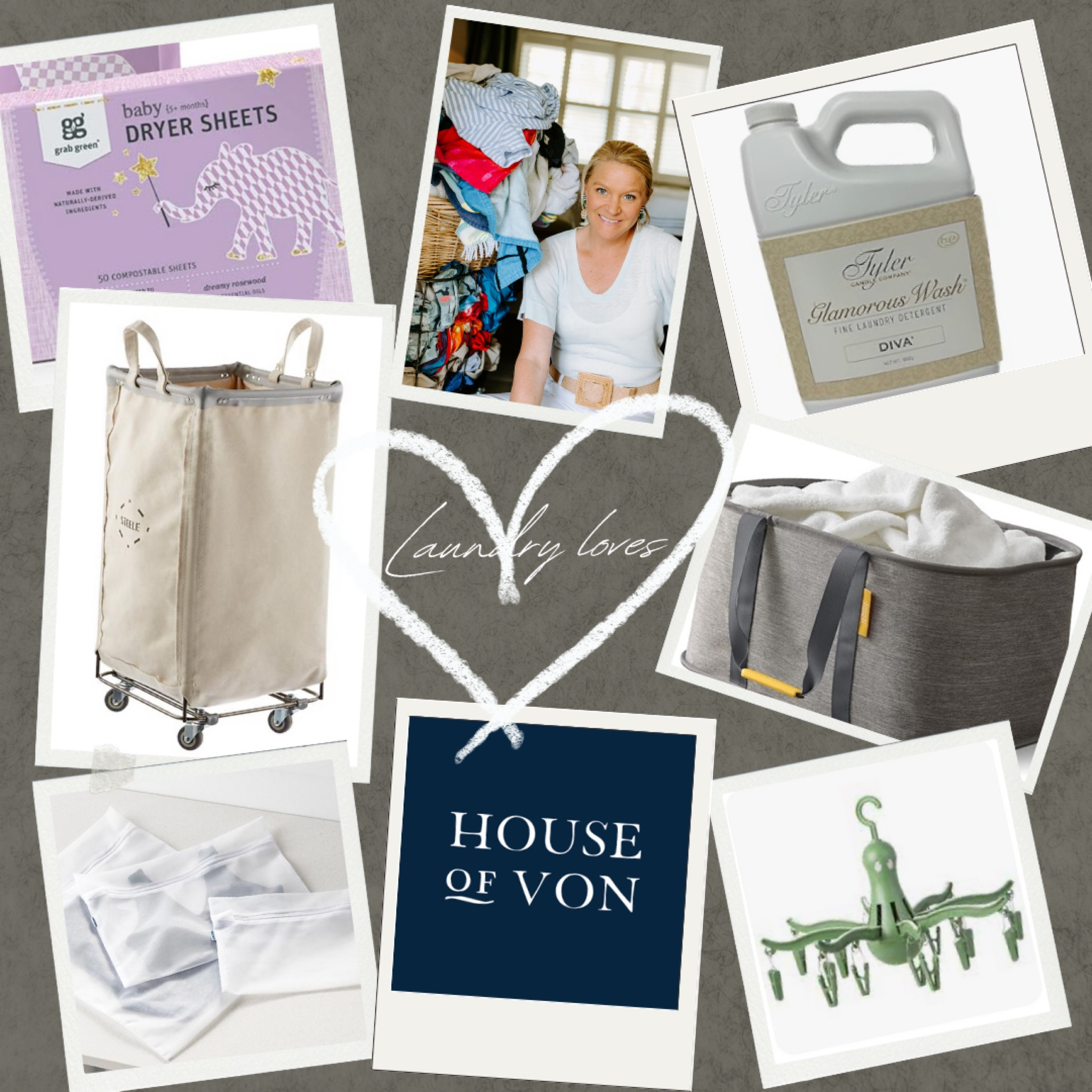 Laundry can feel like a never-ending task and be very overwhelming. One of my favorite tips is making your experience more enjoyable through scents & systems. here’s some ideas to make the experience better.
1.  My favorite detergent is DIVA by the Tyler candle company. You only need a tiny bit and I mix it with plain all free smells divine.
2. These dryer sheets aren’t just for babies. They’re free of harsh chemicals and smell wonderful.
3. Laundry baskets you could never have enough. That’s why the collapsible versions are great as well to store when not in use.
4. Try washing your delicates inside mesh bags to maintain their integrity and condition.
5. My favorite air drying solution for bras swimsuits, and underwear is the laundry octopus. I hang it directly in my closet to keep my intimates out of the laundry room.
.
.
#laundrygoals #OrganizedLife
#savannahorganizer 
#houseofvon  #savannah #professionalorganizer #declutter #professionalorganizing  #cluttertoClarity #closetgoals 

#LTKFamily #LTKHome #LTKActive