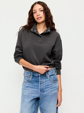 SoComfy Funnel-Neck Sweatshirt | Old Navy (US)