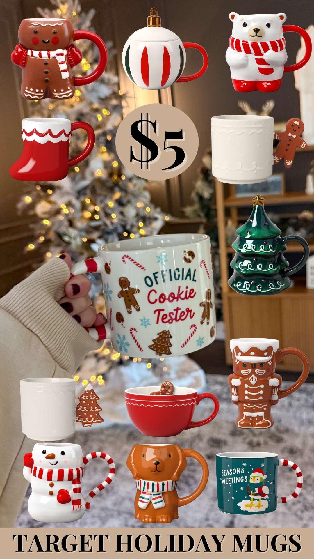 Target holiday mugs only $5!

#LTKHoliday #LTKHome #LTKGiftGuide