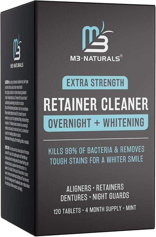 Overnight + Whitening Retainer Cleaner | FSA HSA Approved | Remove Stains, Discoloration, and Pla... | Amazon (US)