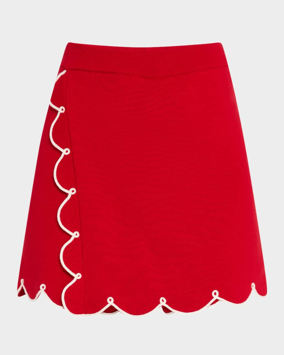 Rachel Antonoff Cupcake Knit Skort | Neiman Marcus