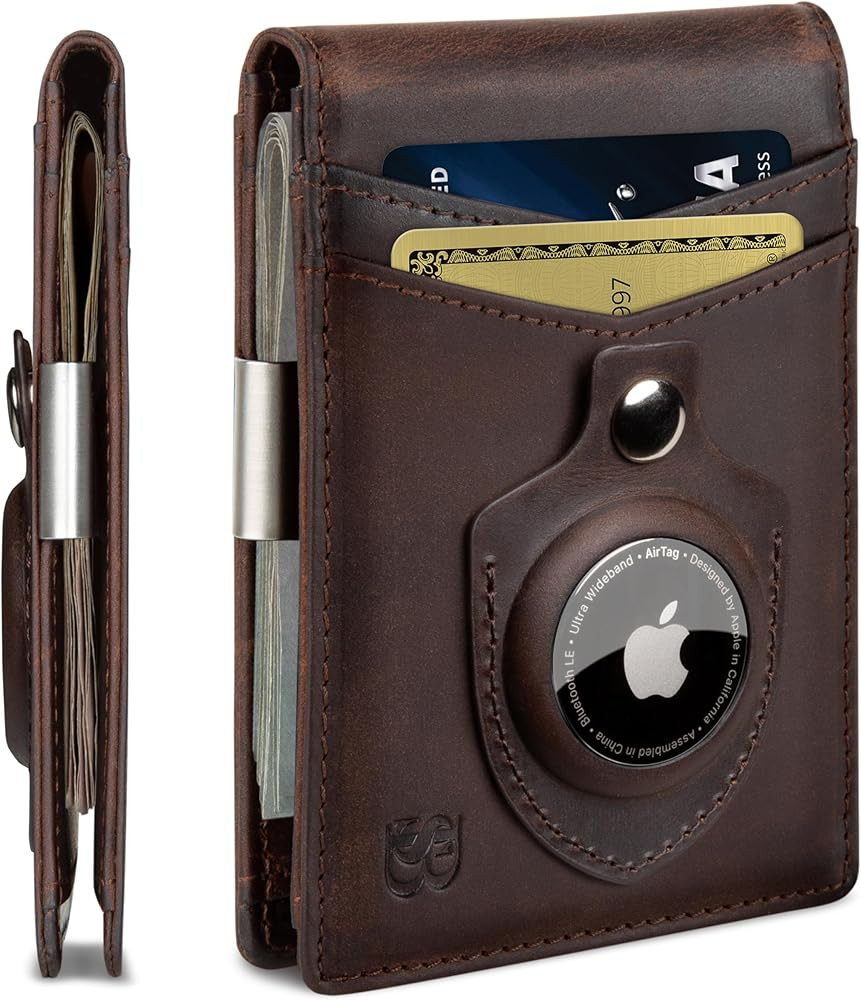 SERMAN BRANDS Money Clip Wallet - Mens Wallets slim Front Pocket RFID Blocking Card Holder Minima... | Amazon (US)