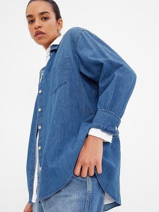Denim Big Shirt with Washwell | Gap (US)