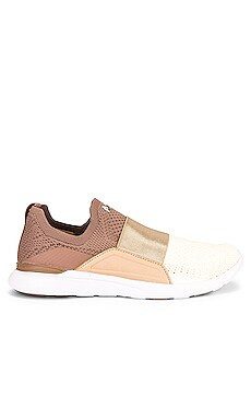 APL: Athletic Propulsion Labs TechLoom Bliss Sneaker in Almond, Champagne, & Pristine from Revolv... | Revolve Clothing (Global)