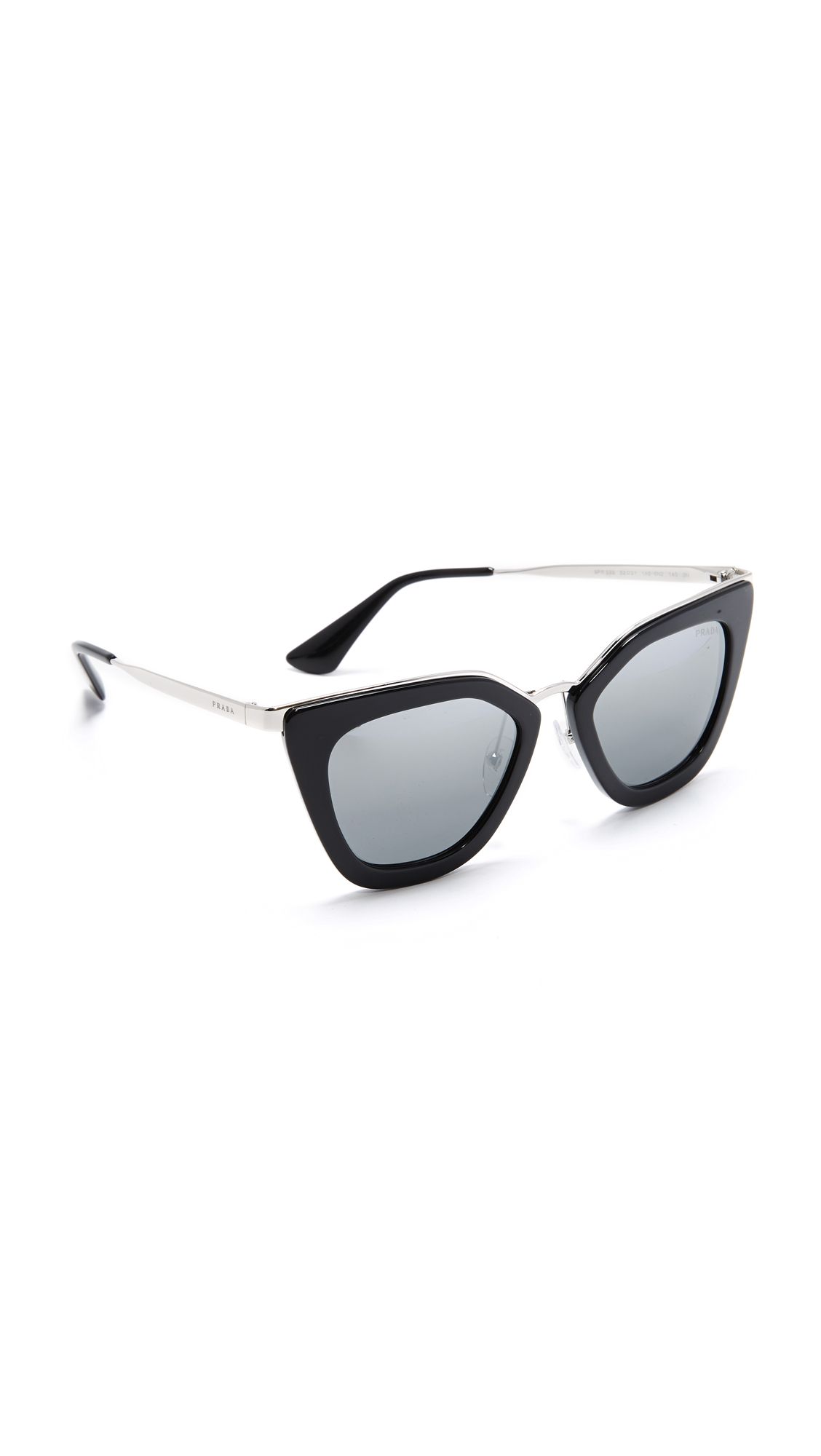 Metal Bridge Mirrored Sunglasses | Shopbop