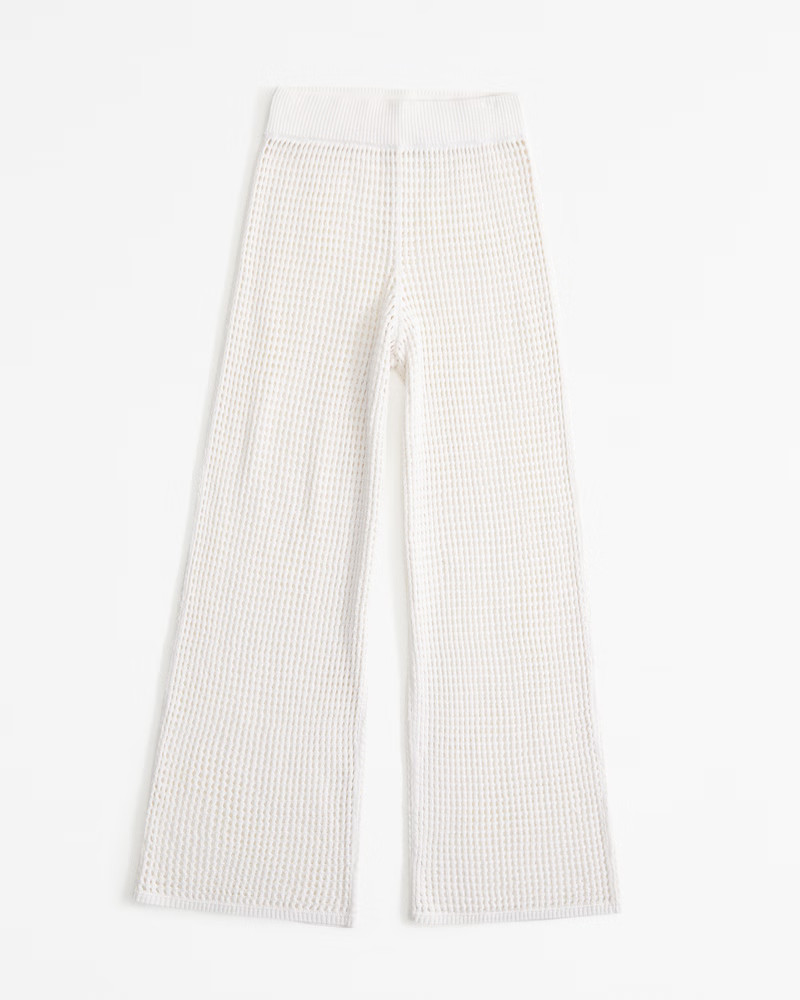 Crochet-Style Coverup Pant | Abercrombie & Fitch (US)