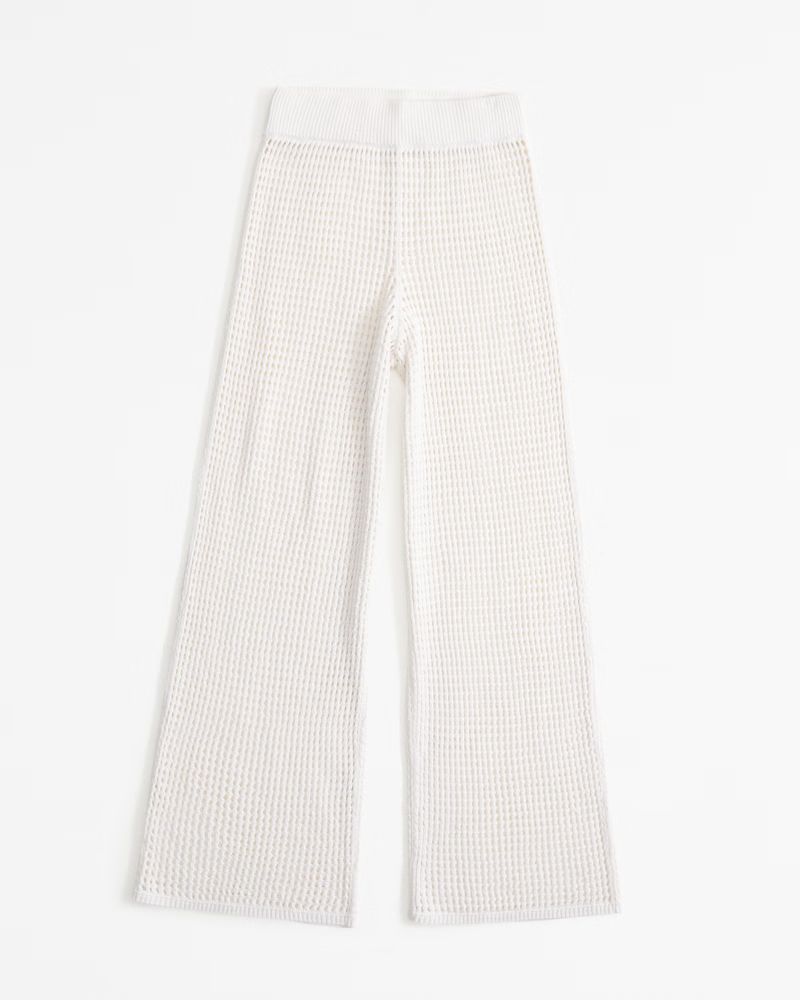 Women's Crochet-Style Coverup Pant | Women's Swimwear | Abercrombie.com | Abercrombie & Fitch (US)