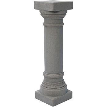EMSCO Group Greek Column Statue – Natural Granite Appearance – Made of Resin – Lightweight ... | Amazon (US)
