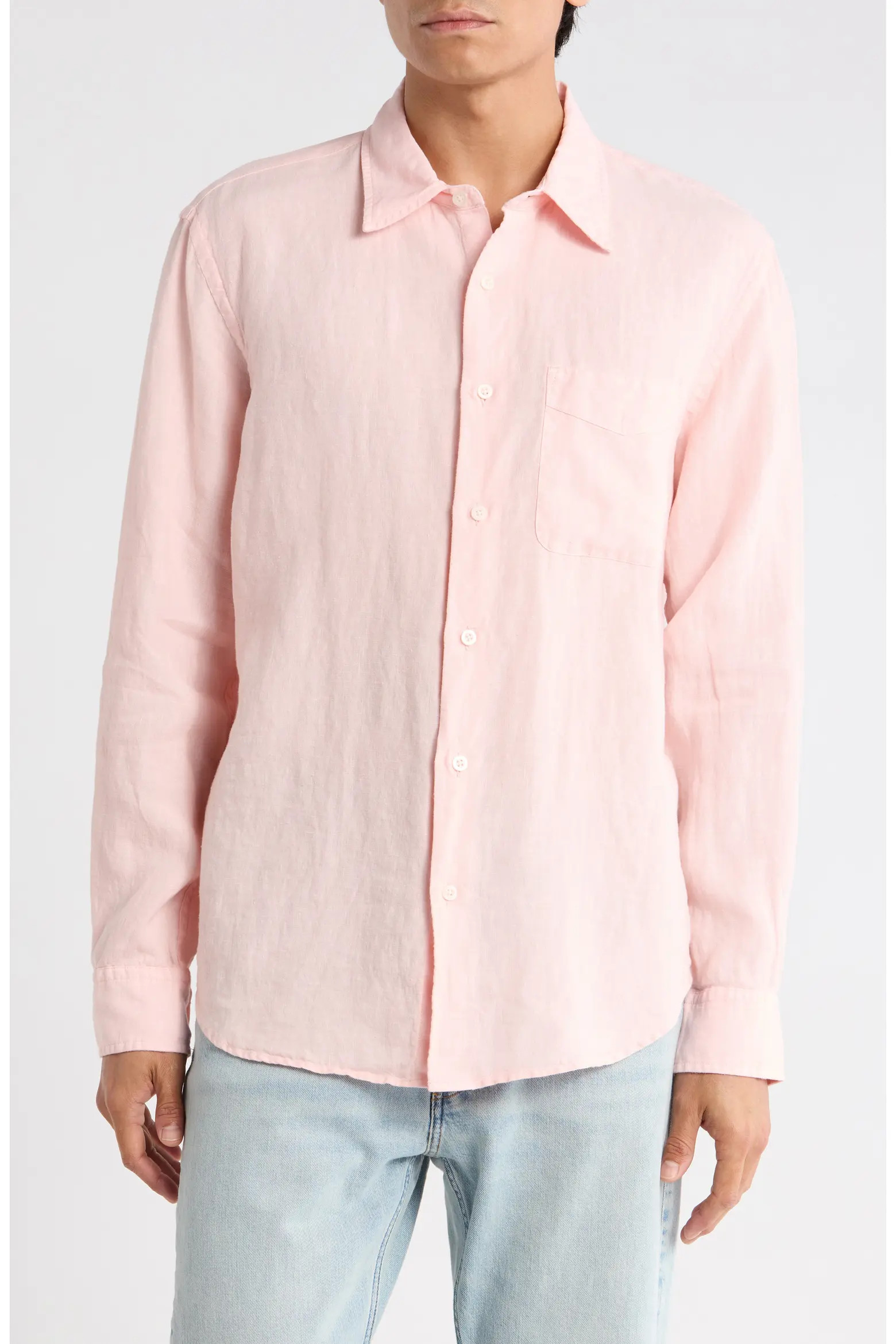 Linen & Organic Cotton Button-Up Shirt (Men) | Nordstrom | Nordstrom