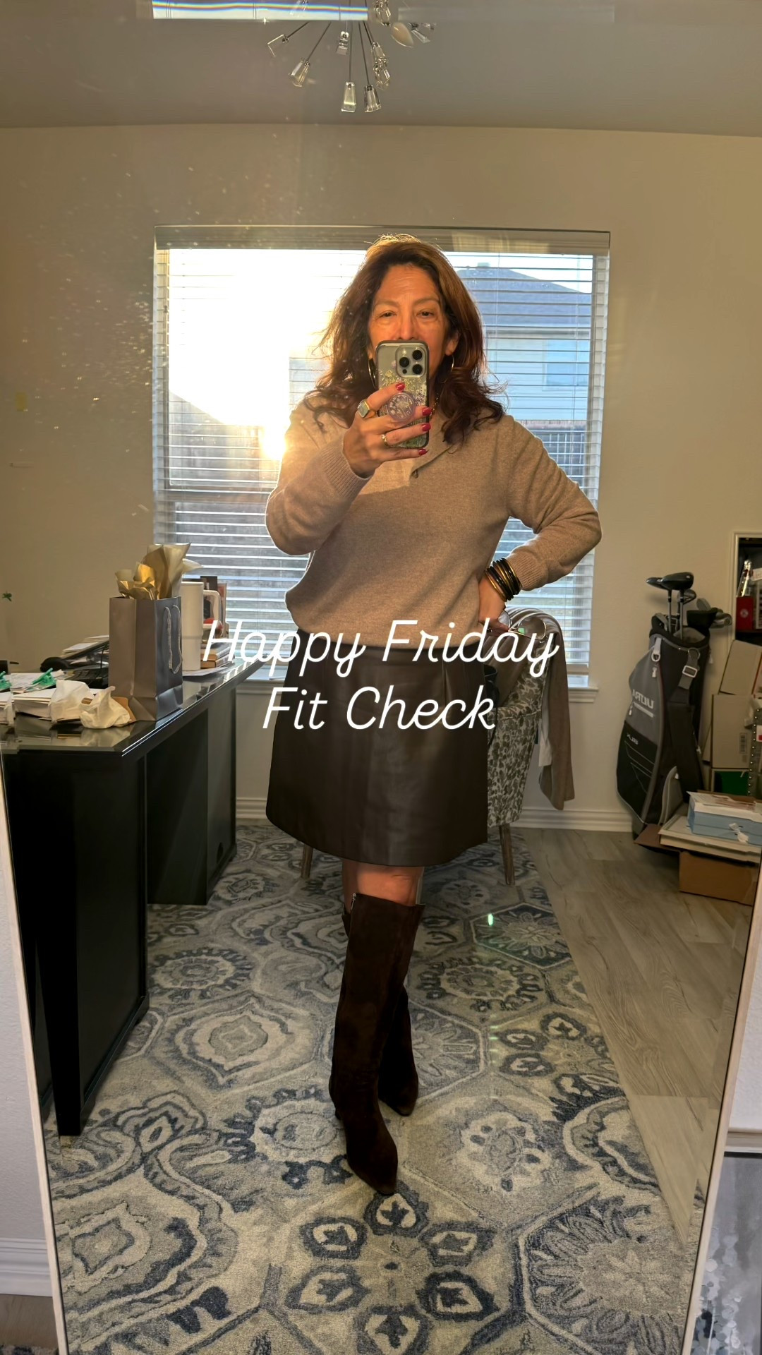 I have mostly virtual calls today but I wanted to put something on that made me feel good, gives me confidence, is comfy but feels fancy. 
This cashmere sweater from @alicewalk fits the bill perfectly. It’s soft, classic, and so elegant. 
I am a wardrobe stylist, mom of two boys (really men), a wife, and post menopausal woman in business who is 14/16 on the bottom, a L on top and I am 5’4”. 
I have been every thing from a size 10-18+


#LTKgrwm #LTKmorningroutine #LTKootd