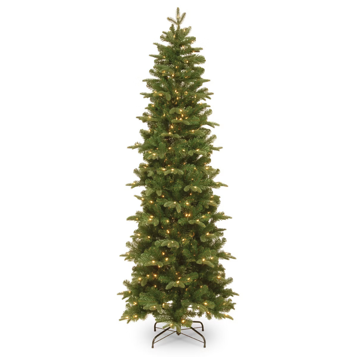 6.5' Prelit Slim Prescott Artificial Christmas Tree Clear Lights - National Tree Company | Target