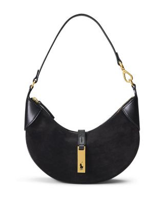 Polo Ralph Lauren Polo ID Mini Suede Shoulder Bag    | Bloomingdale's Handbags | Bloomingdale's (US)