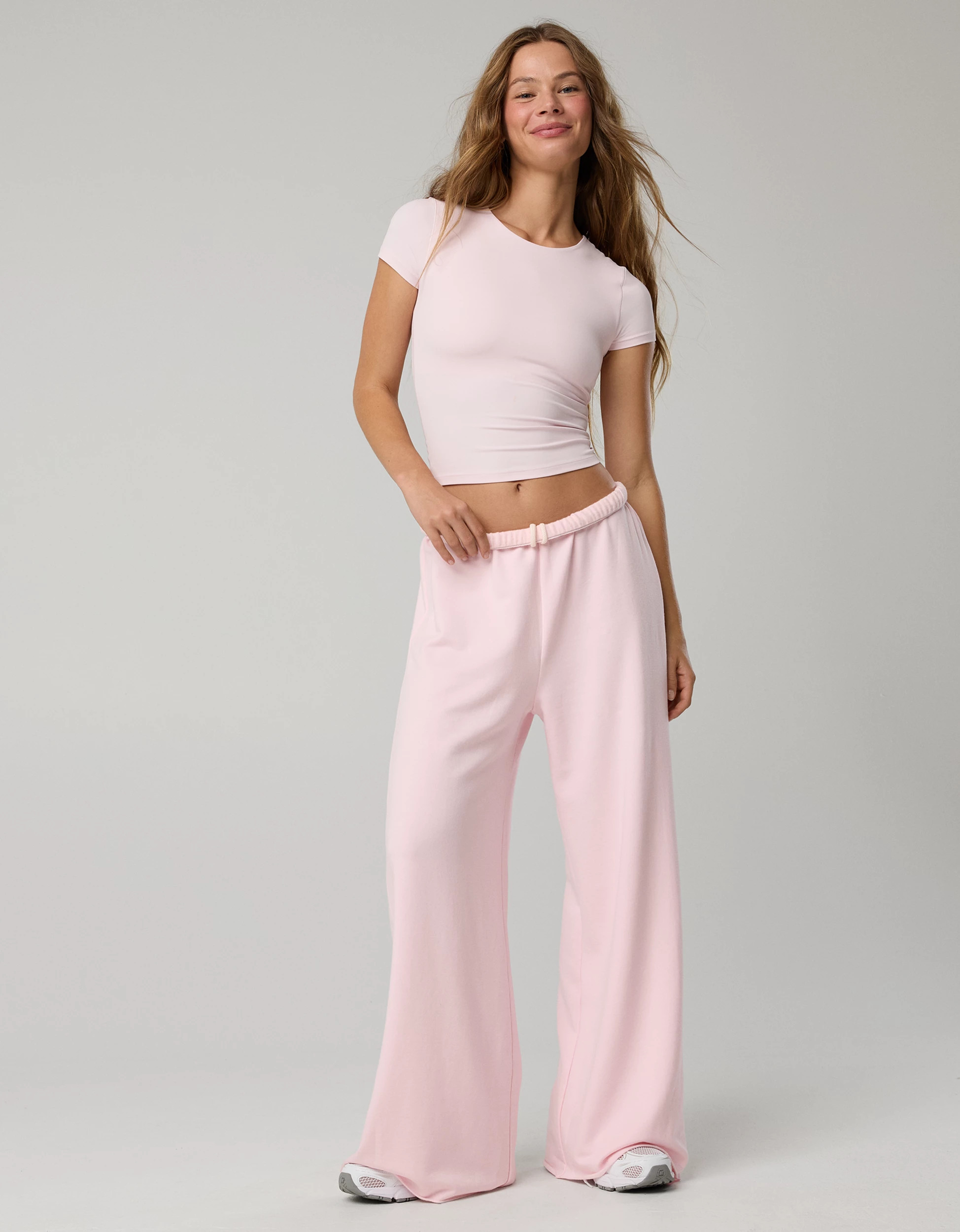 OFFLINE By Aerie OTT Fleece Super Wide Leg Pant | Aerie