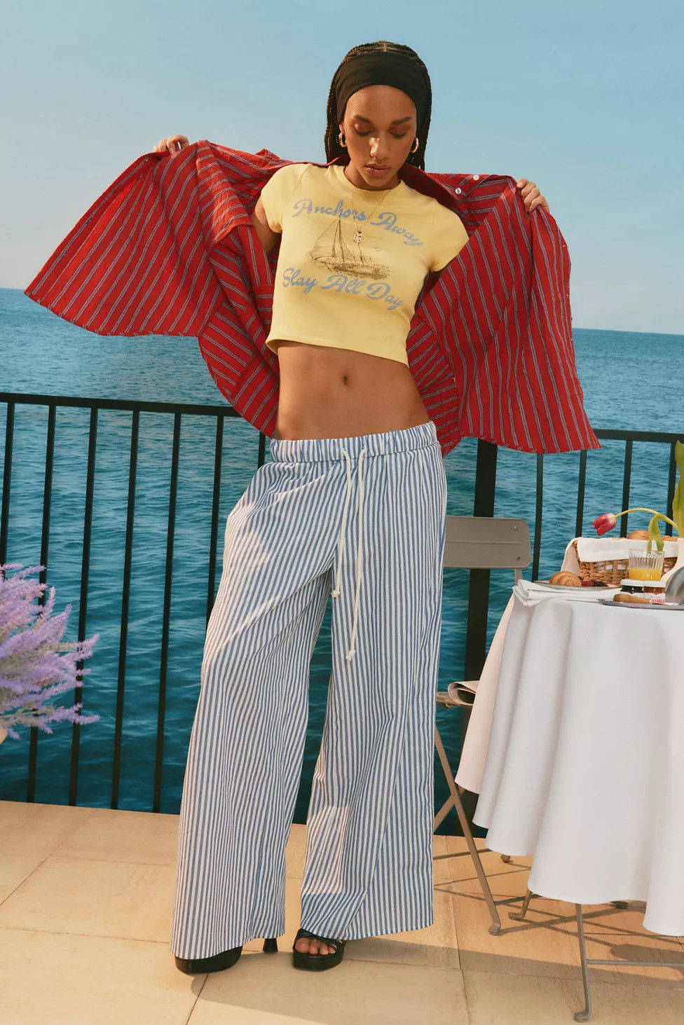 BDG Anchors Away Perfect Baby Tee | Urban Outfitters (US and RoW)