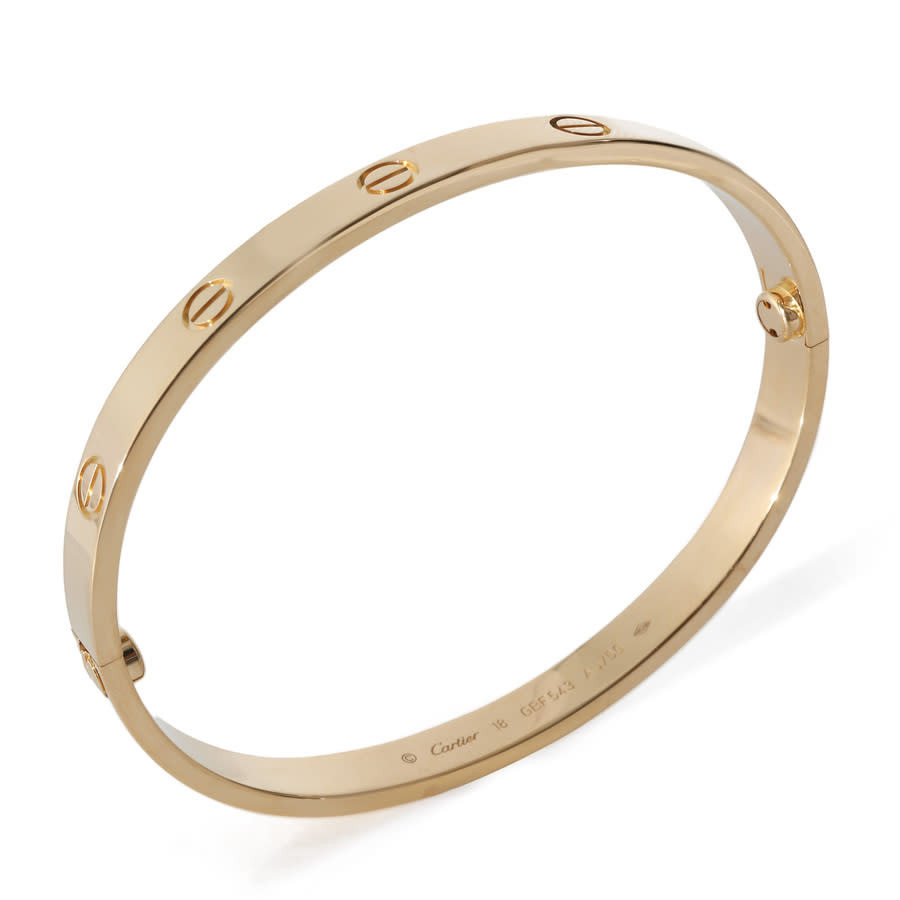 Pre-Owned Cartier Love Bangle in 18K Yellow Gold | Jomashop.com & JomaDeals.com