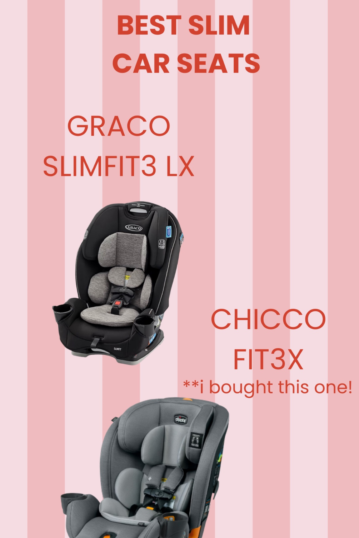 Best slim car seats to use | car seats that fit 3 across in cars 

#LTKKids #LTKBaby #LTKBump