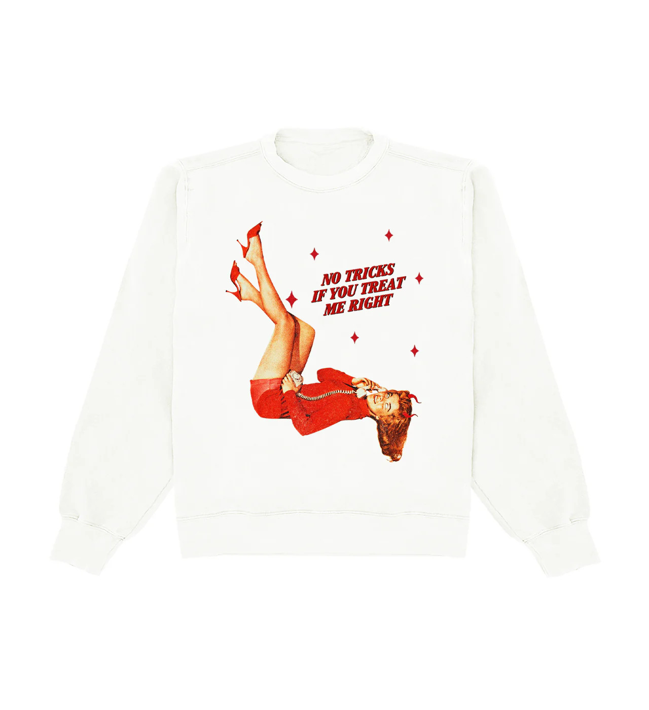 No Tricks If You Treat Me Right Crewneck | Shop Kristin Jones