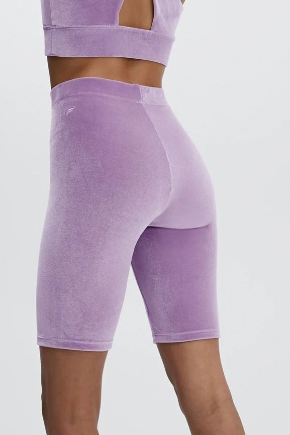High Waisted Velour Short 9 | Fabletics - North America