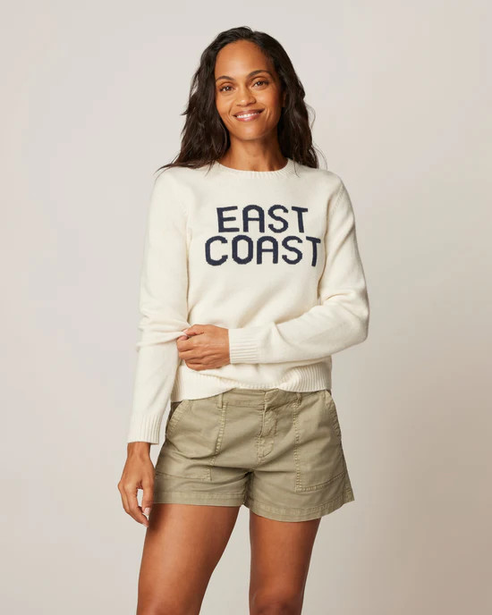 Coastal Cashmere Blend Crewneck Sweater | johnnie O