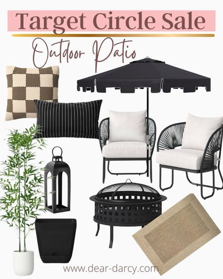 Target circle sale
Online only

Just in time for outdoor Patio. Season☑️

Cute chairs, umbrella, pillows, Russ, lanterns, plants and fire pit at great deals 

#LTKxTarget #LTKhome #LTKsalealert