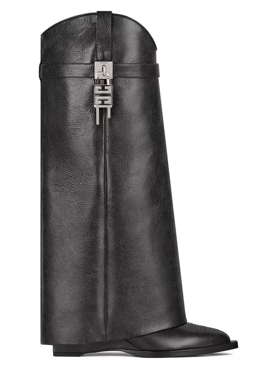 Shark Lock Cowboy Boots in Aged Leather | Saks Fifth Avenue