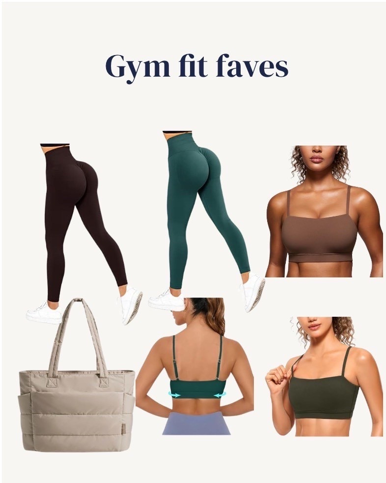 My gym fit faves 

#LTKfitnessgoals #LTKootd