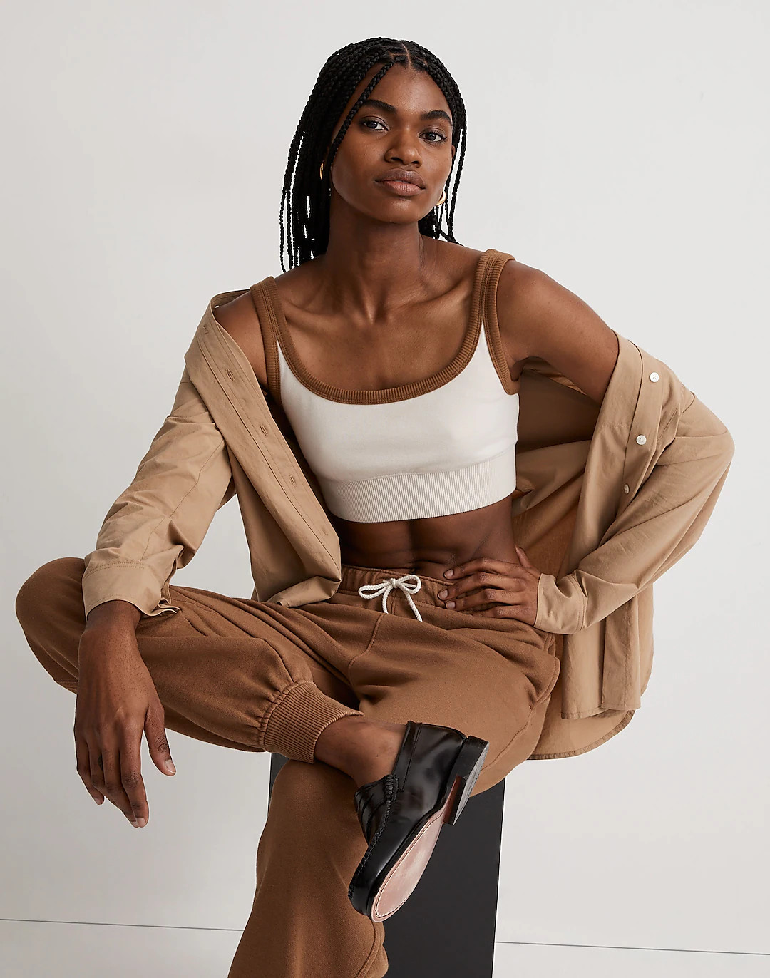 MWL Terry Ribbed Bralette | Madewell