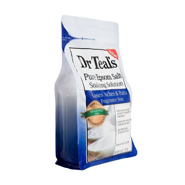 Dr Teal's Pure Epsom Bath Salt Soaking Solution - 64oz | Target