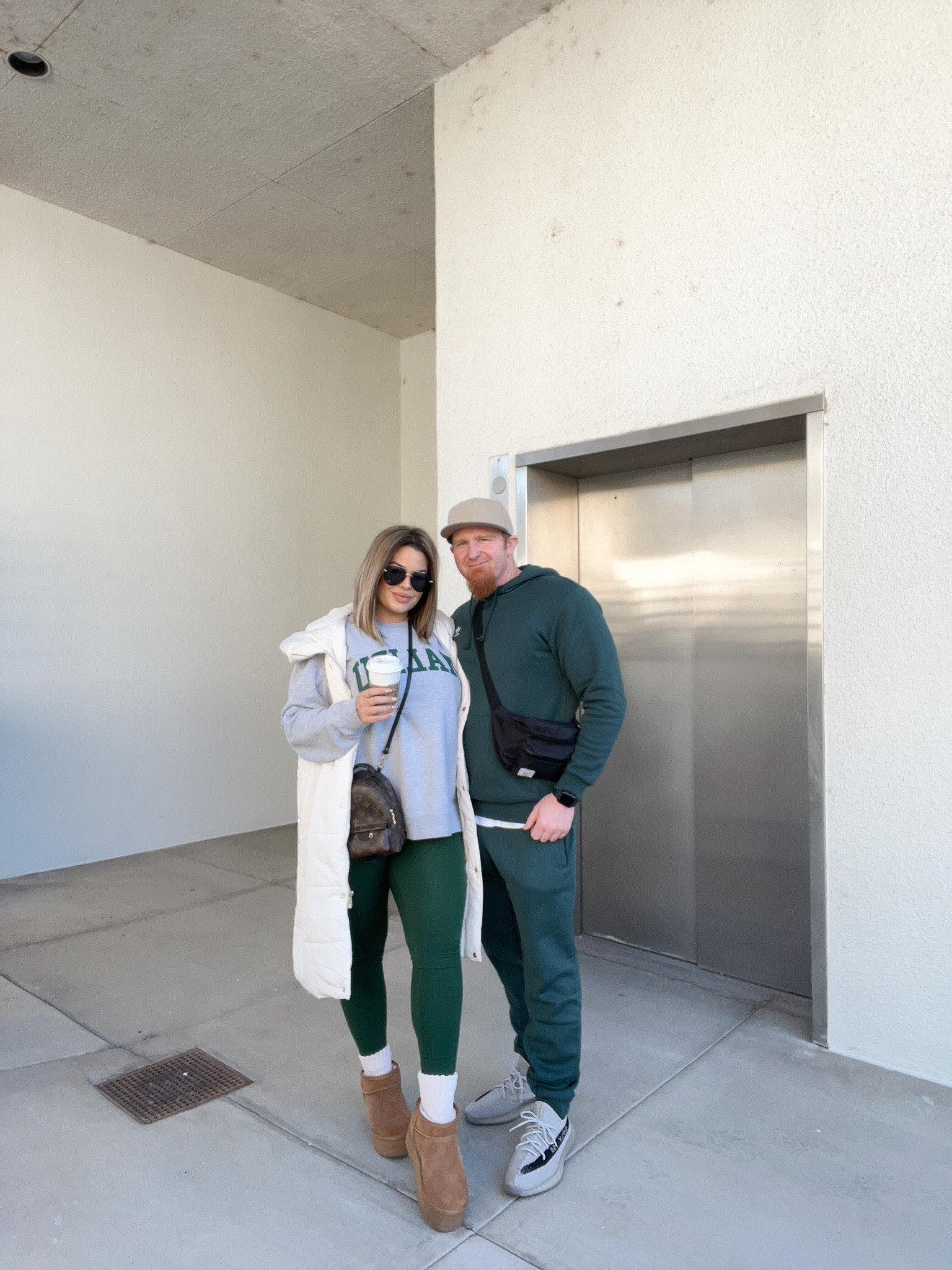 Leggings L 
My Sweatshirt xxl 
Vest xl 
His joggers L 
His sweatshirt L 
#joggers #leggings #adidas #midsize 

#LTKunder100 #LTKunder50 #LTKFind