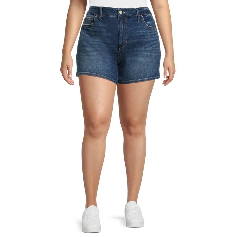 Terra & Sky Women's Plus A-Line Short, sizes 16W-24W - Walmart.com | Walmart (US)