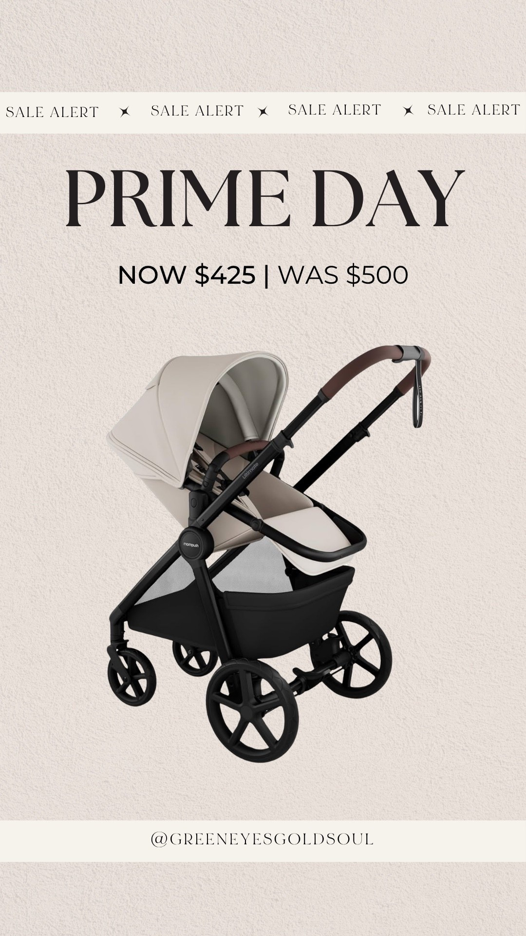 Amazon prime day deal! The mompush ultimate stroller! Was $500 now $425

Toddler, baby, newborn, stroller
