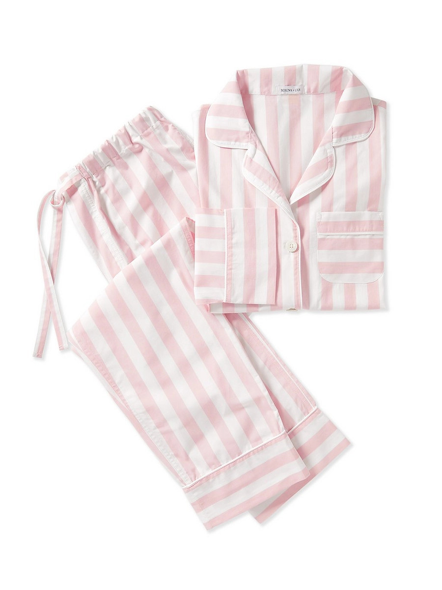 Beach Club Stripe Pajamas | Serena and Lily