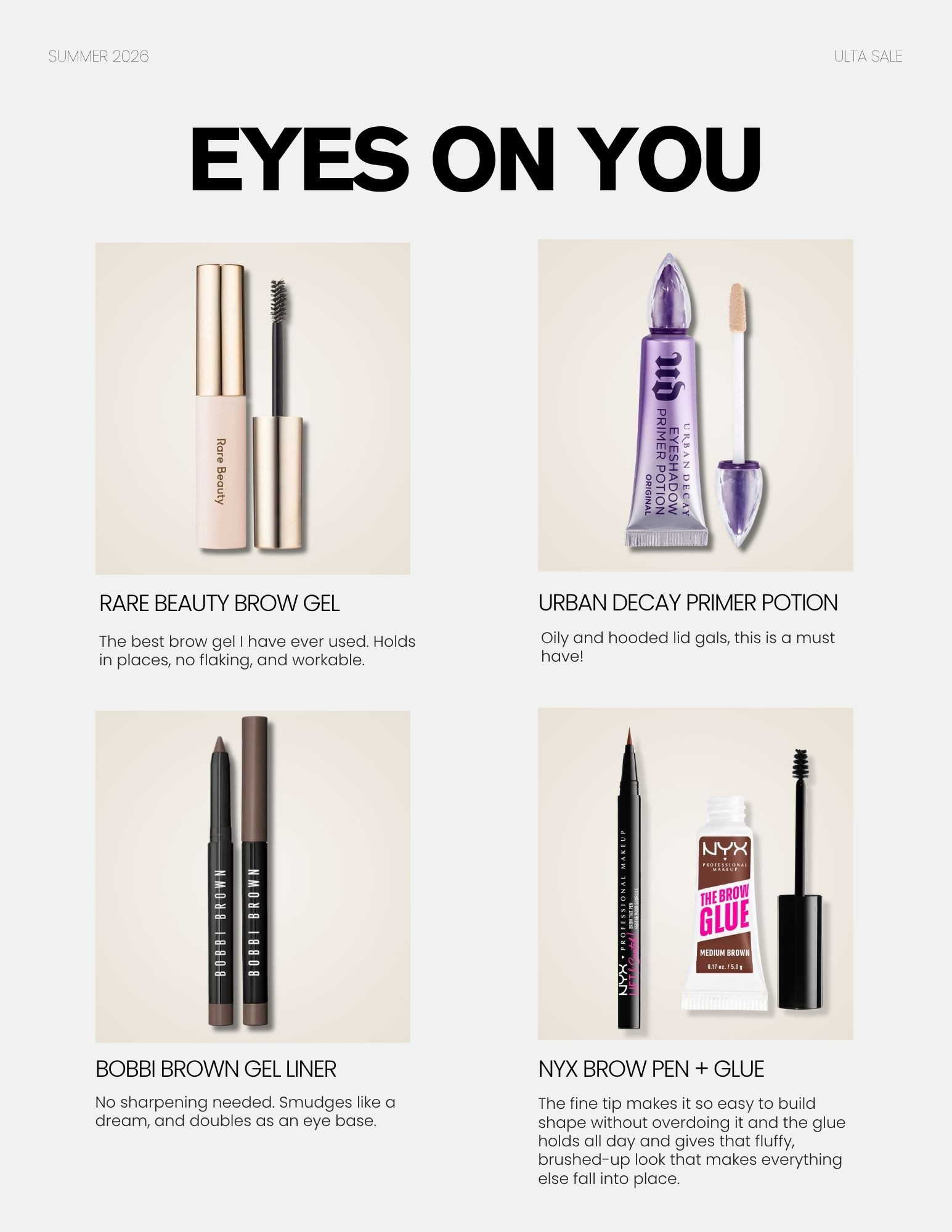 ulta beauty sale, make up, brow gel, eye primer viral beauty, mature skin, over 40 beauty

#LTKgrwm #LTKSaleAlert #LTKBeauty