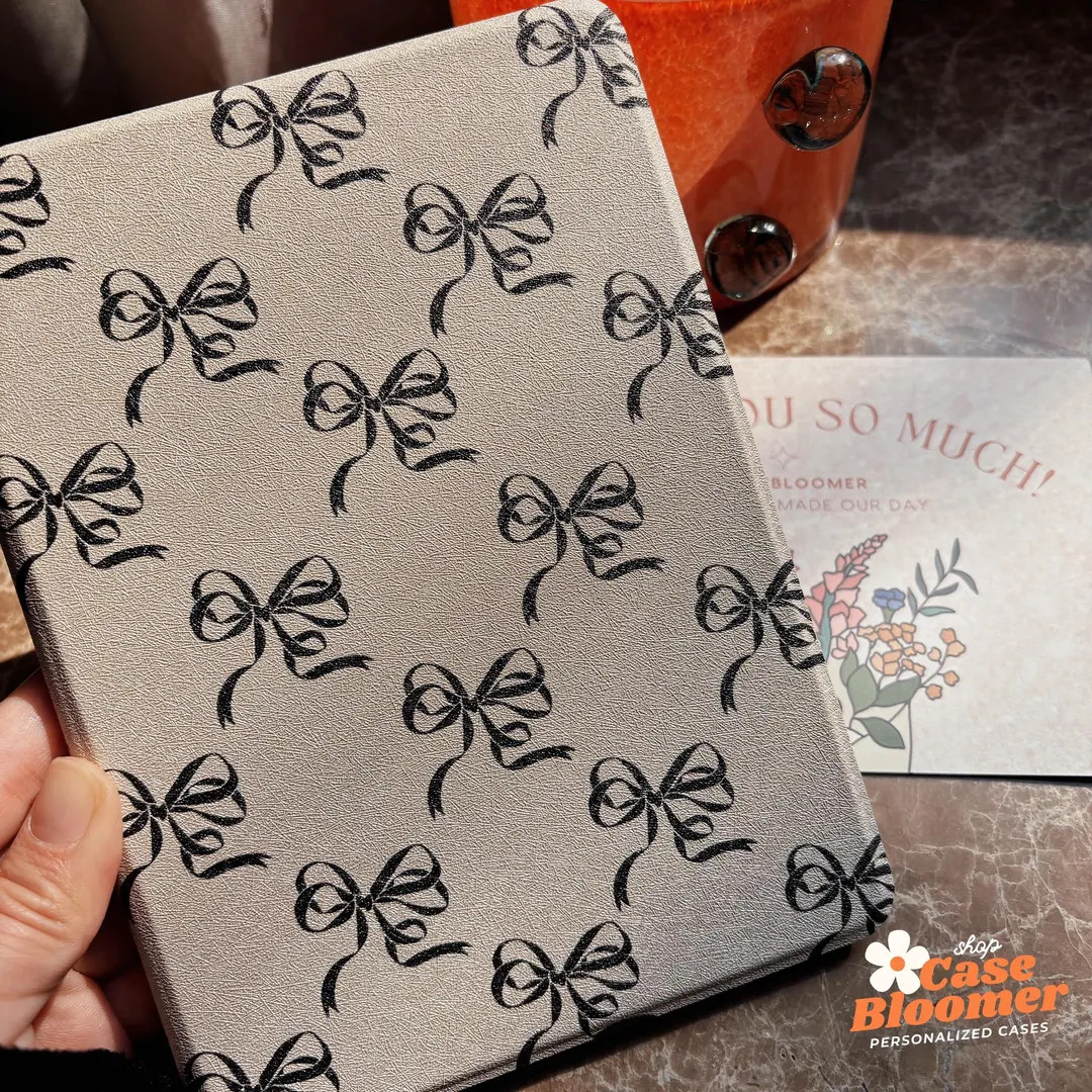 Custom Name Ribbon Coquette iPad Case iPad Pro 13 12.9 11 Air4/5/6 Mini7 10th 10.9 10.2 Auto Wake... | Etsy (US)