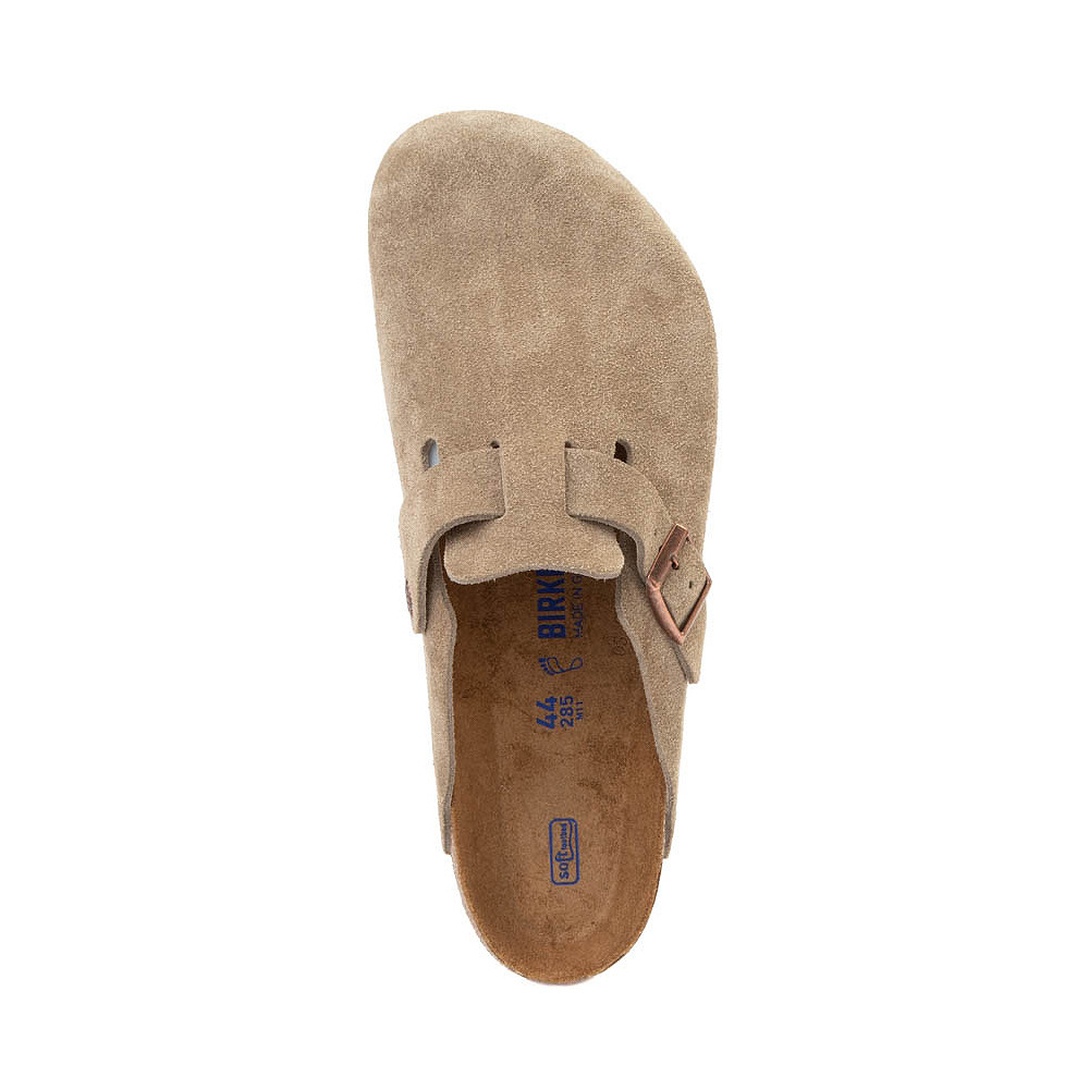 Womens Birkenstock Boston Soft Footbed Clog - Taupe | Journeys