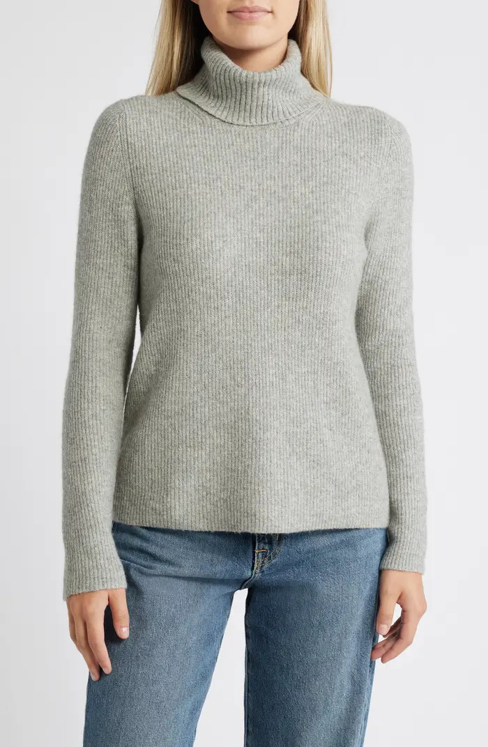Rib Turtleneck Sweater | Nordstrom