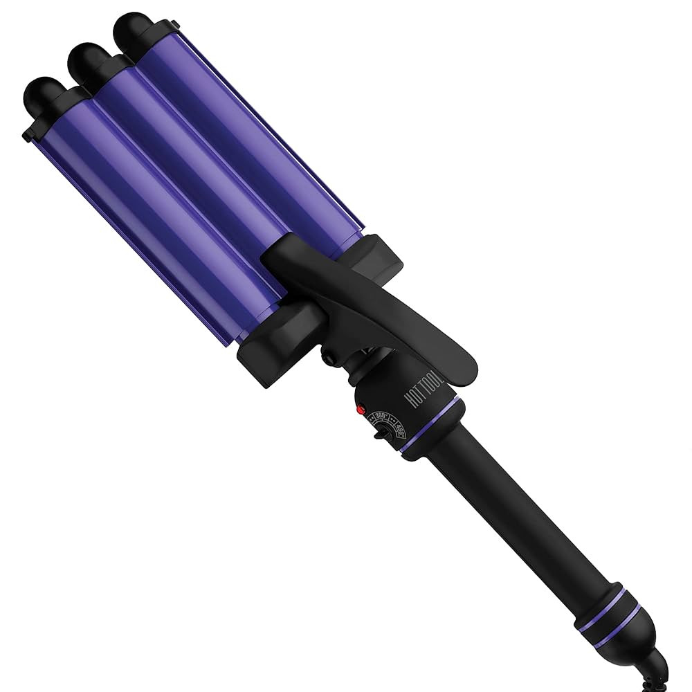 Hot Tools Pro Signature 3 Barrel Hair Waver | Long Lasting Waves (Jumbo Size) | Amazon (CA)