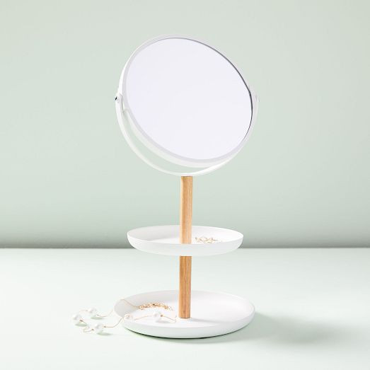 Yamazaki Accessory Tray & Mirror | West Elm (US)