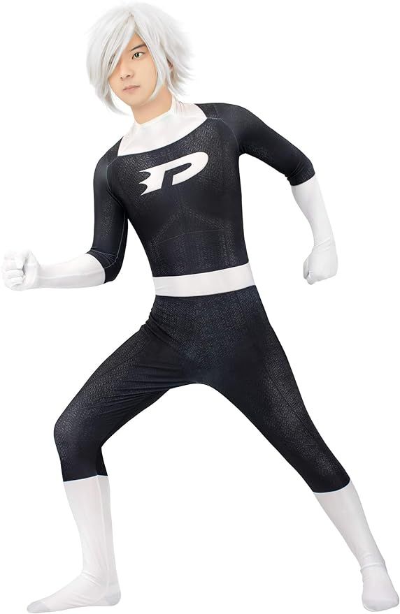 Amazon.com: C-ZOFEK Men's Black Cosplay Bodysuit Costume 3D Printed for Halloween : Clothing, Sho... | Amazon (US)