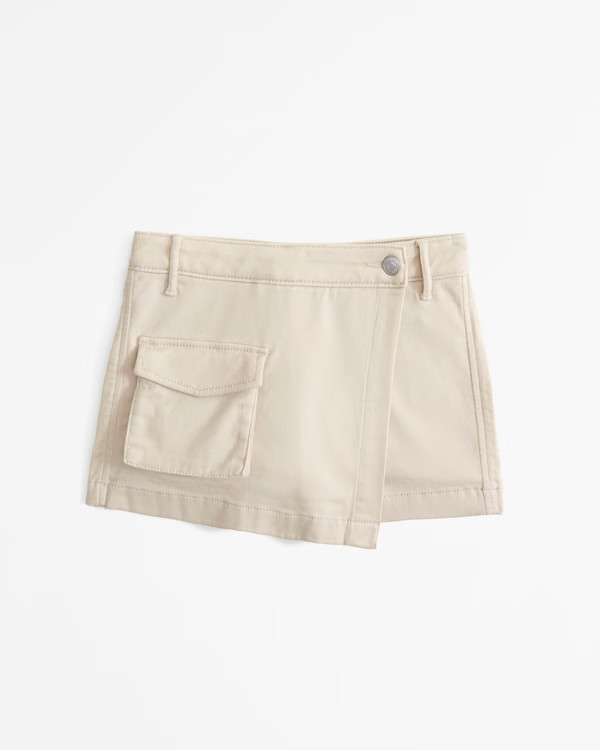 girls utility wrap skort | girls new arrivals | Abercrombie.com | Abercrombie & Fitch (US)
