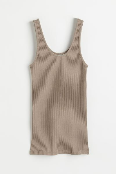 Ribbed vest top | H&M (UK, MY, IN, SG, PH, TW, HK)