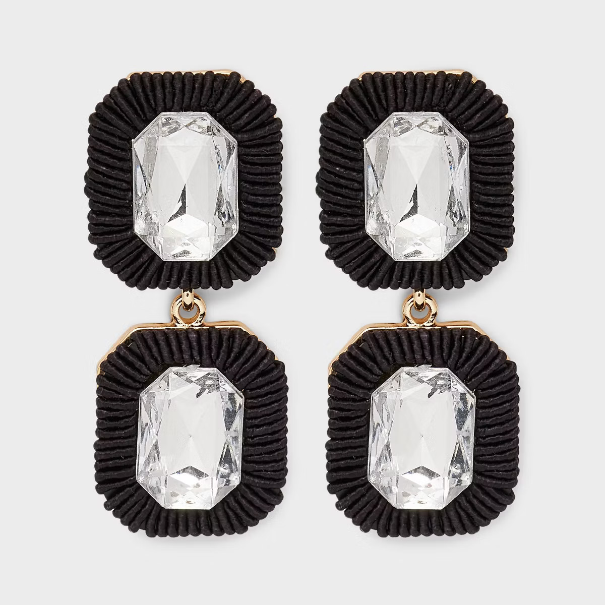 SUGARFIX by BaubleBar Emerald Cut Stone Drop Earrings | Target