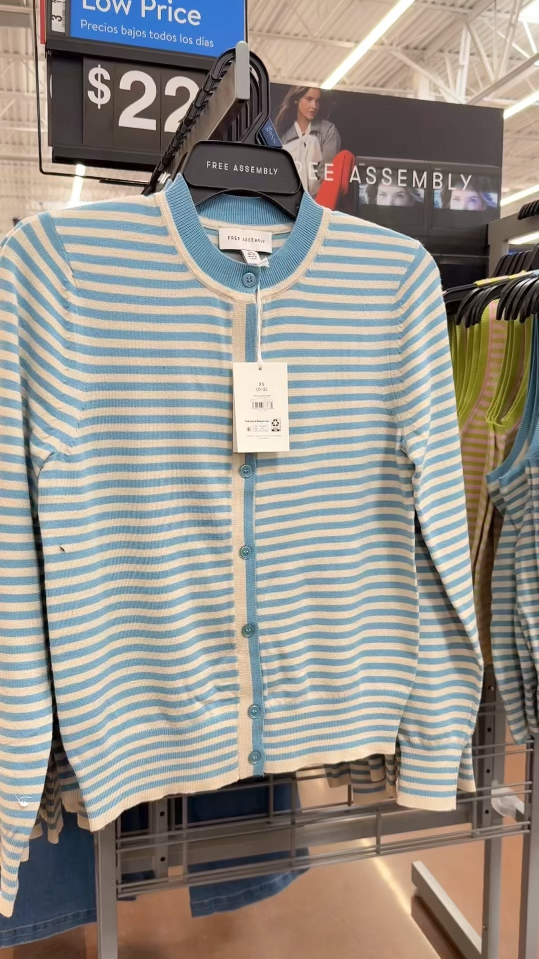 The cutest find from Walmart! I love these striped sweater sets, the sweetest jeans, and these spring blouses! 