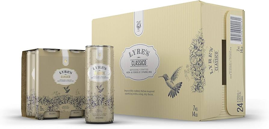 Lyre's Classico - Non Alcoholic Spirits | Ready To Drink Cocktail | Case of 24 | Premium | 250ml ... | Amazon (US)