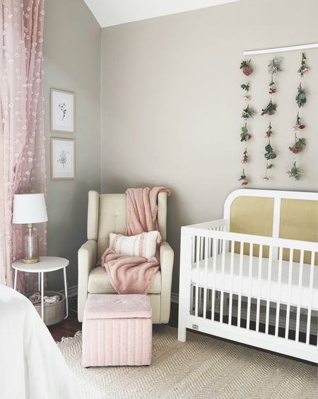 Bright + neutral with a few touches of pink for baby girl’s nursery 🤍 

#LTKhome #LTKkids #LTKbaby