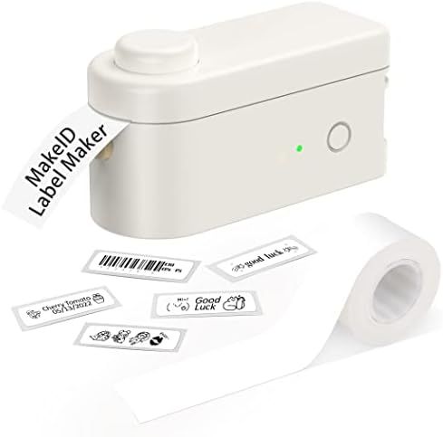 MakeID Label Maker Machine With Tape - Portable & Rechargeable Label Makers With Built-In Cutter,... | Amazon (US)