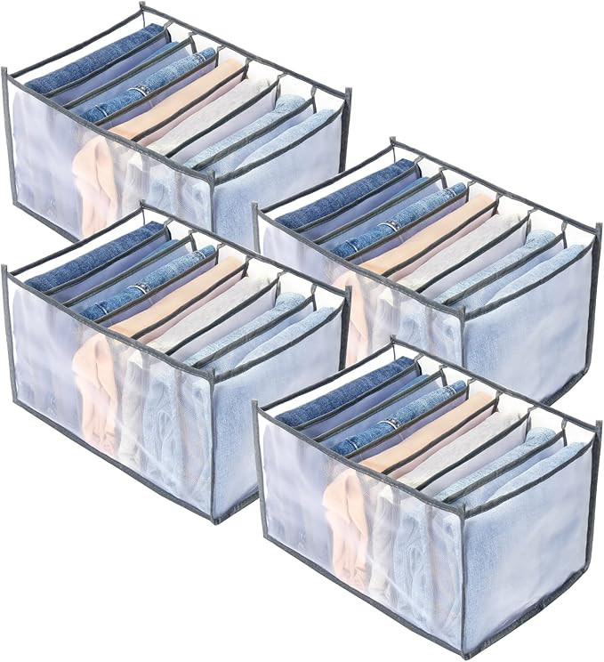 Drawer Organizers for Clothing Topcci Wardrobe Clothes Organizer, Washable Foldable Clothes Drawe... | Amazon (US)