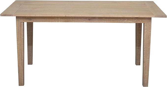 Creative Co-Op Oak Wood Planked Dining Table, Natural | Amazon (US)