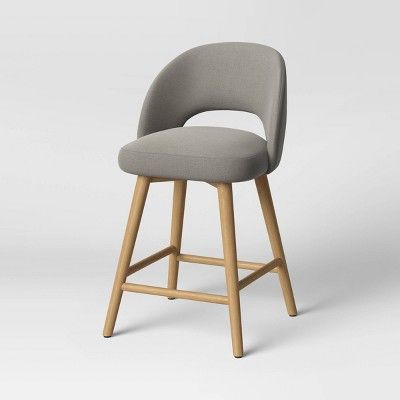 Galles Mid-Century Upholstered Counter Height Stool - Project 62™ | Target